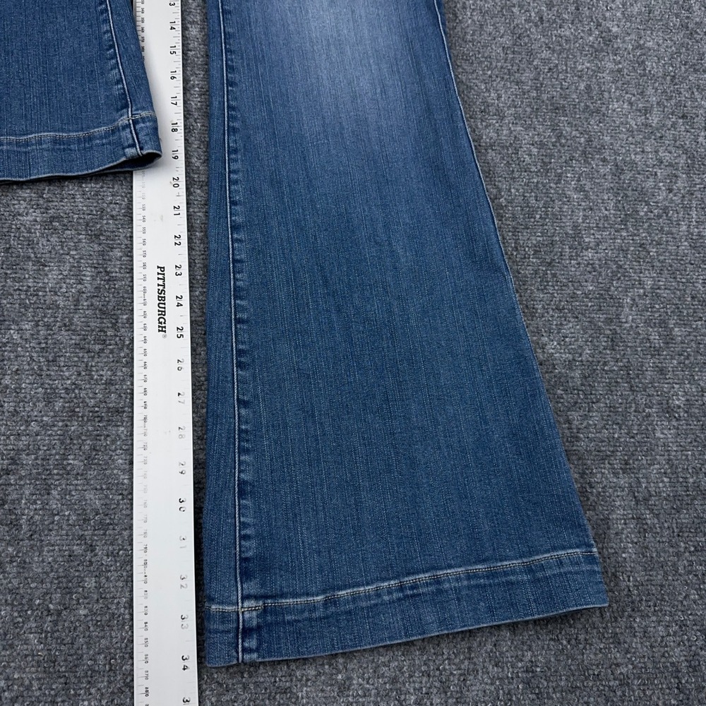 Torrid Bombshell Flare Jeans Women 14XT Gramercy Wash Premium Stretch High Rise - Picture 8 of 10